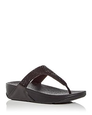 Fitflop Women's Lulu Embellished Wedge Thong Sandals