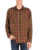 The Kooples Checked & Distressed Regular Fit Button-down Shirt