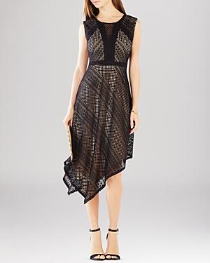 Bcbgmaxazria Tracie Asymmetric Lace Dress