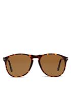 Persol 9649s Polarized Vintage Icons Sunglasses, 55mm