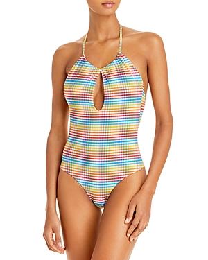 Onia Eliza Printed One Piece Swimsuit