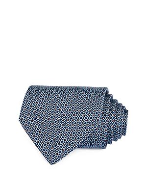 Salvatore Ferragamo Master Micro Gancini Print Silk Classic Tie