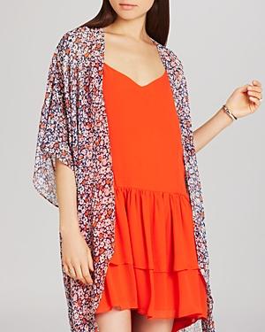 Bcbgeneration Floral Print Kimono Top