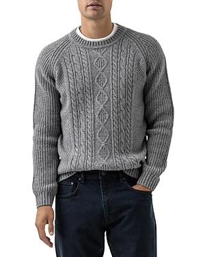 Rodd & Gunn Mount Tasman Cable Knit Crewneck Sweater