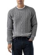 Rodd & Gunn Mount Tasman Cable Knit Crewneck Sweater