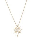 Hueb 18k Yellow Gold Estelar Diamond Star Silhouette Pendant Necklace, 18