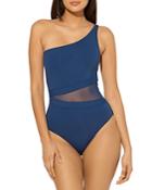 Bleu By Rod Beattie Plunge One Shoulder Mio One Piece Swimsuit