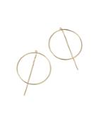 Moon & Meadow Circle Threader Earrings In 14k Yellow Gold - 100% Exclusive