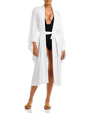 Norma Kamali Midi Robe Swim Cover-up