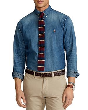 Polo Ralph Lauren Classic Fit Repaired Denim Shirt