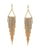 Abs By Allen Schwartz Embellished Chain Drop Earrings