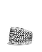 David Yurman Wheaton Band Ring With Diamonds