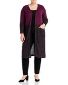 B Collection By Bobeau Curvy Ramona Color Block Duster Cardigan