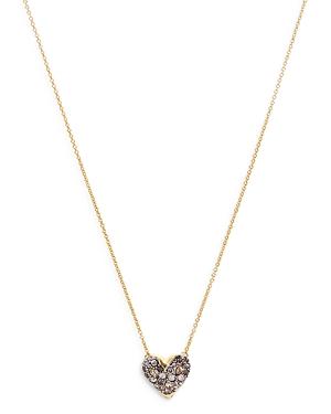 Alexis Bittar Solanales Crystal Heart Pendant Necklace, 16-18