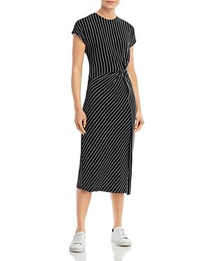 Boss Elayna Striped Midi Dress