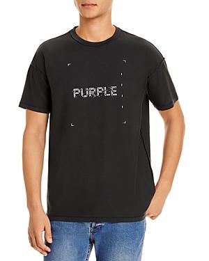 Purple Brand Metallic Print Tee