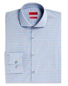 Hugo Meli Large Check Overcheck Sharp Fit - Regular Fit Dress Shirt