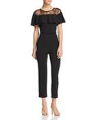 Adrianna Papell Lace Inset Jumpsuit