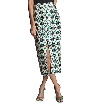 Reiss Jackson Geo Print Pencil Skirt