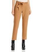 Calvin Klein Belted Straight-leg Ankle Pants