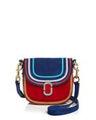 Marc Jacobs Small Suede Bicolor Shoulder Bag