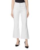 J Brand Julia Ankle Flare Jeans In White