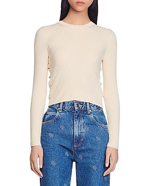 Sandro Maureen Cutout Back Sweater