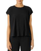 Eileen Fisher Shirred Back Top
