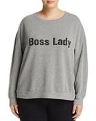 Cupid Plus Oversized Boss Lady Sweatshirt