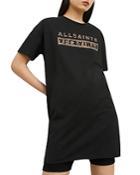 Allsaints Juxta Logo T Shirt Dress