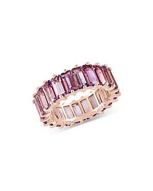 Bloomingdale's Pink Amethyst Eternity Band In 14k Rose Gold - 100% Exclusive