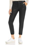 Paige Mayslie Jogger Jeans In Black Fog Luxe Coating
