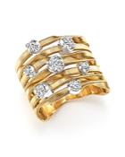 Marco Bicego 18k Yellow Gold Marrakech Couture Ring With Diamonds - Trunk Show Exclusive