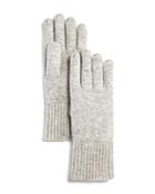 C By Bloomingdale's Chunky Rib Trim Cashmere Gloves - 100% Exclusive