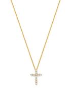 Bloomingdale's Diamond Cross Pendant Necklace In 14k Yellow Gold, 0.33 Ct. T.w. - 100% Exclusive