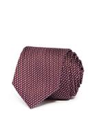 Hugo Micro Grid Woven Silk Skinny Tie