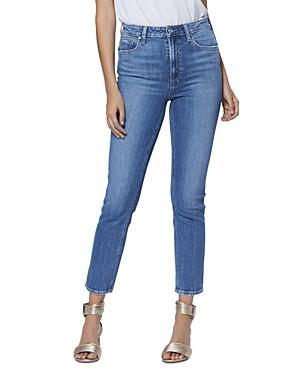 Paige Sarah Ankle Slim-leg Jeans In Trail