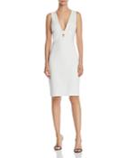 Laundry By Shelli Segal Plunging Cocktail Dress