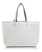 Echo Sunflower Reversible Laser-cut Leather Tote