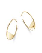 Moon & Meadow 14k Yellow Gold Half Circle Hoop Earrings - 100% Exclusive