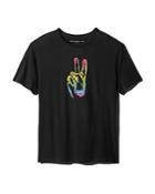John Varvatos Star Usa Rainbow Peace Sign Graphic Tee
