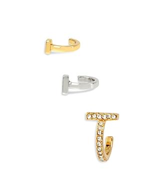 Allsaints Mini Bar Huggie Hoop Earrings, Set Of 3