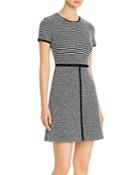 Karl Lagerfeld Paris Short-sleeve Tweed Knit Dress