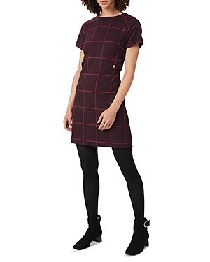 Hobbs London Everleigh Plaid Mini Dress