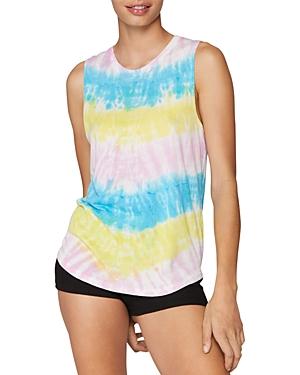 Spiritual Gangster Tie Dyed Muscle Tank Top