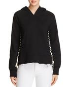 Pam & Gela Hollywood Lace-up Hoodie Sweatshirt