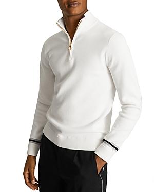 Reiss Silas Half-zip Funnel Neck Sweater
