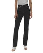 Helmut Lang Straight Bootcut Jeans In Black
