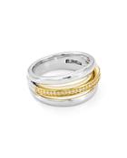 Bloomingdale's Marc & Marcella Diamond Ring In Sterling Silver & 14k Gold-plated Sterling Silver, 0.1 Ct. T.w. - 100% Exclusive