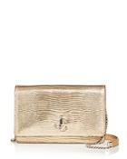 Jimmy Choo Palace Croc Embossed Leather Crossbody